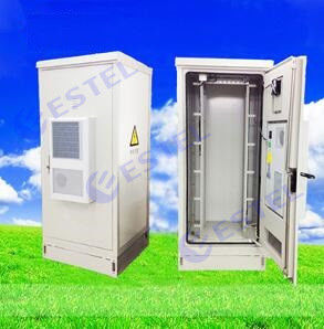 23U ESTEL Weatherproof Telecom Enclosure Dengan Air Conditioner