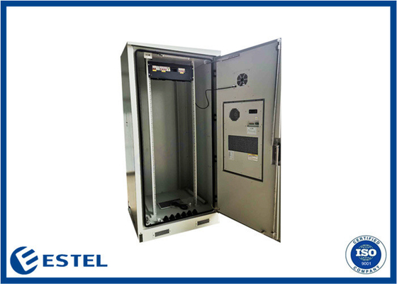 Airproof 40U Outdoor Telecom Enclosures Dengan Remote Monitoring System / Distribusi Daya