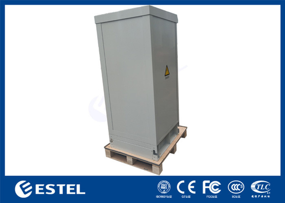 32U Outdoor 19 Inch Rack Cabinet Kabinet Telekomunikasi Dengan PDU Dan 1500W AC