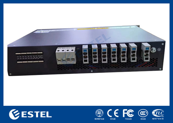 DC48V Rack Mount Rectifier 90A Kapasitas Tinggi 220VAC Telecom Single Phase Rectifier