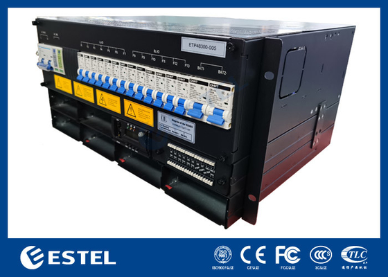 Sistem daya pengoreksi kapasitas 18kW dengan distribusi daya dan fungsi monitor baterai