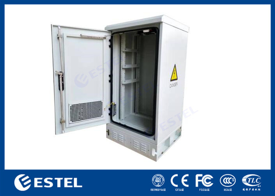 20U Outdoor Floor Mounted Cabinet With Natural Ventilation And Anti Theft Lock System
