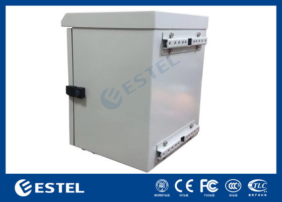 DIN Rail Pole Mount Weatherproof Enclosure Fans Di Atas Dengan Temp Controller
