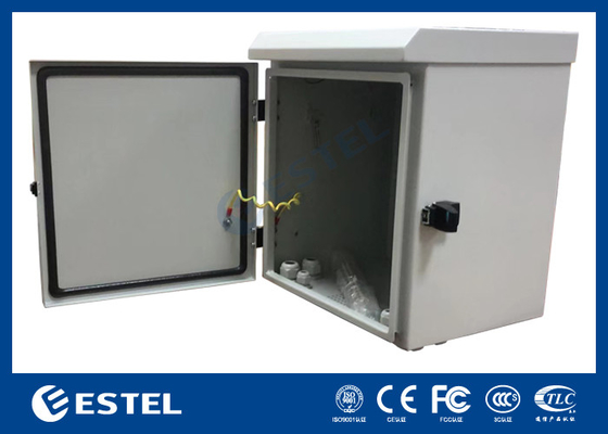 DIN Rail Pole Mount Weatherproof Enclosure Fans Di Atas Dengan Temp Controller