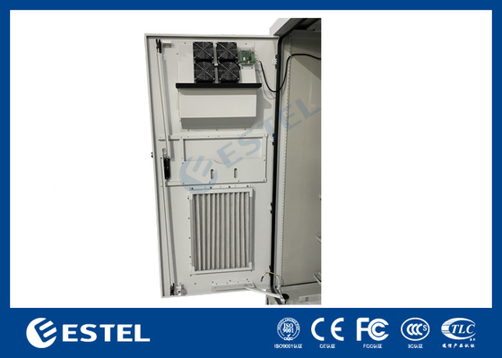 Lemari peralatan luar ruangan terintegrasi dengan sistem daya rectifier dan sistem ventilasi cerdas