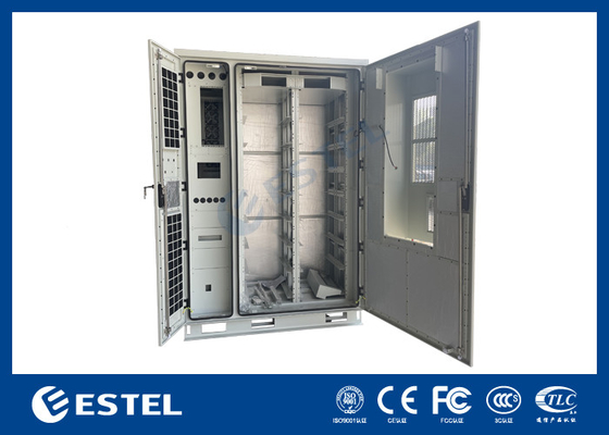 Disesuaikan Tiga Teluk Outdoor Base Station Kabinet Terintegrasi Pendingin Dan Sistem Daya