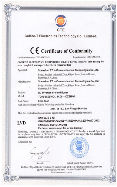 Cina TIANJIN ESTEL ELECTRONIC SCIENCE AND TECHNOLOGY CO., LTD Sertifikasi